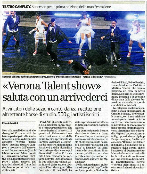 Verona Talent Show - Giudice Laura De Biasi